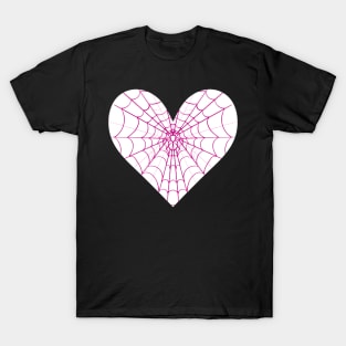 Spider Web Heart V10 T-Shirt